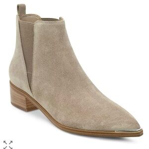 Marc Fisher Tan Ankle Boots